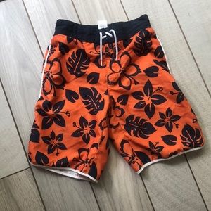 Gymboree Boys Size 8 drawstring swim trunks